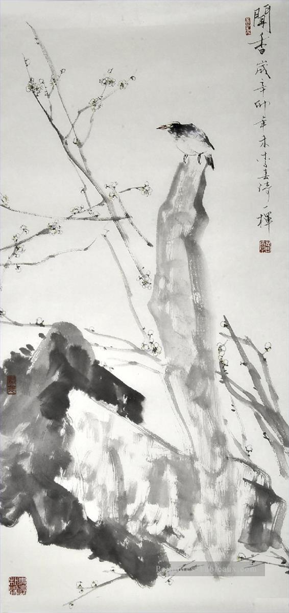 aigle sur rocher traditionnelle chinoise Peintures à l'huile